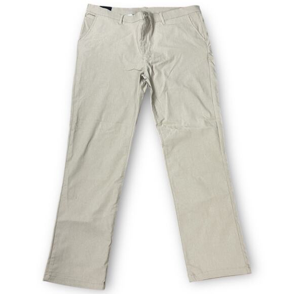 NWT Galaxy by Harvic Stretch Chino Pants Beige 36x30 - Picture 2 of 10